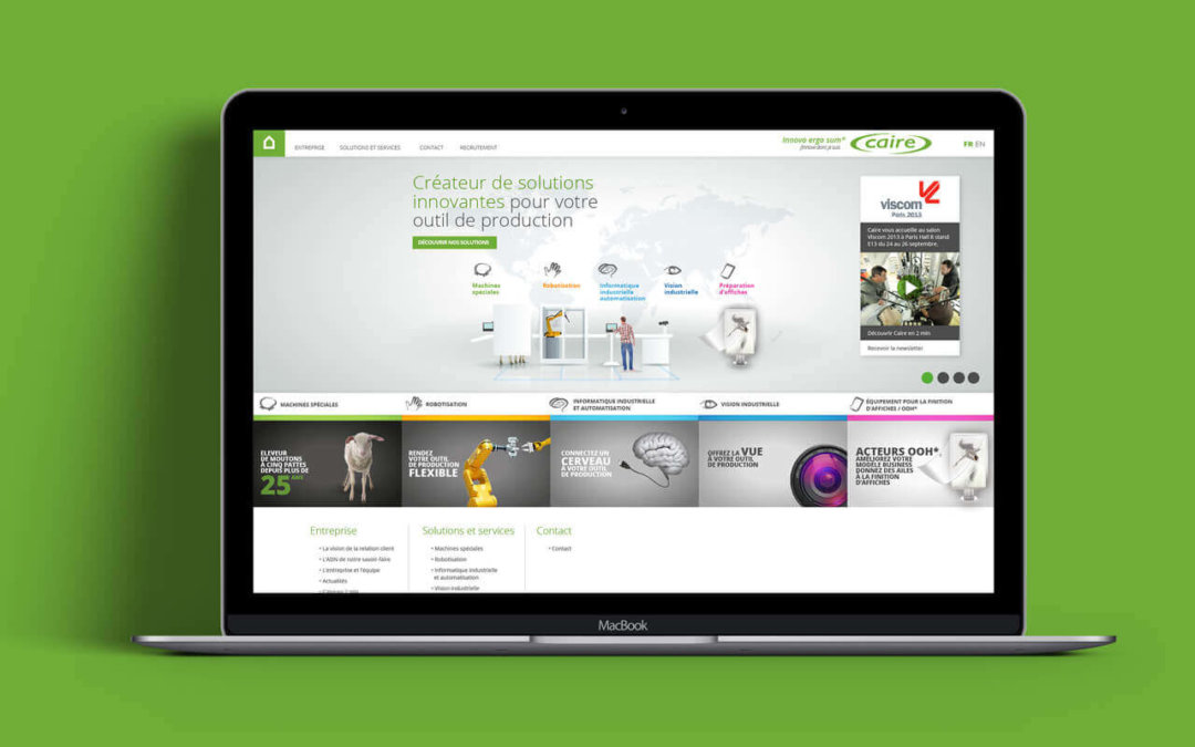Site web Caire industrie