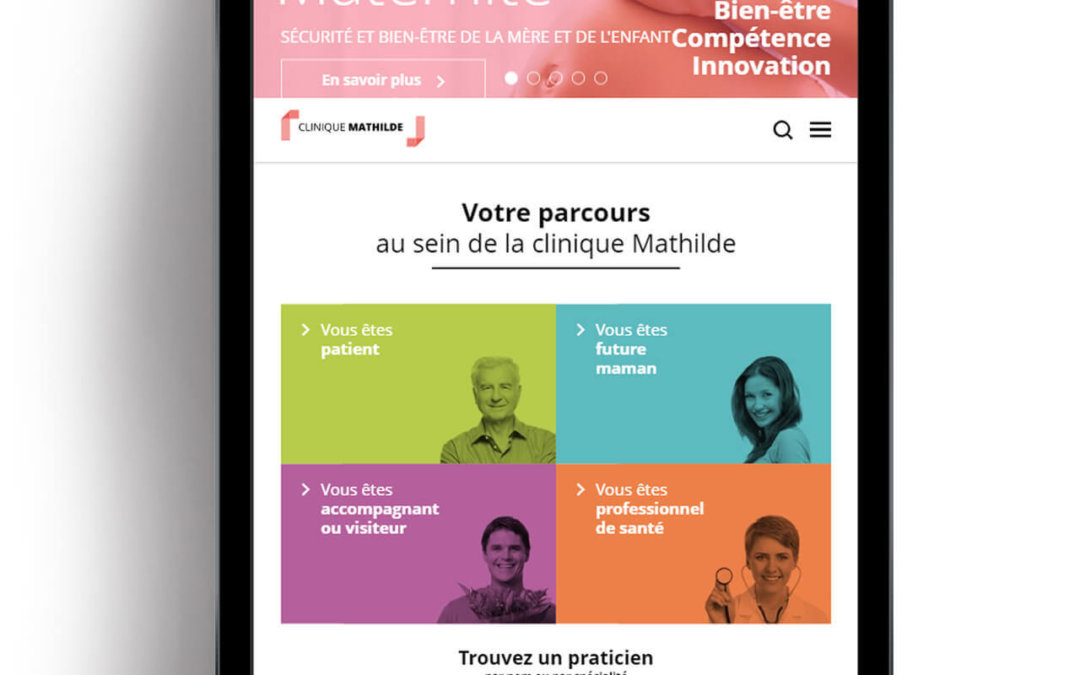 Site internet Clinique Mathilde