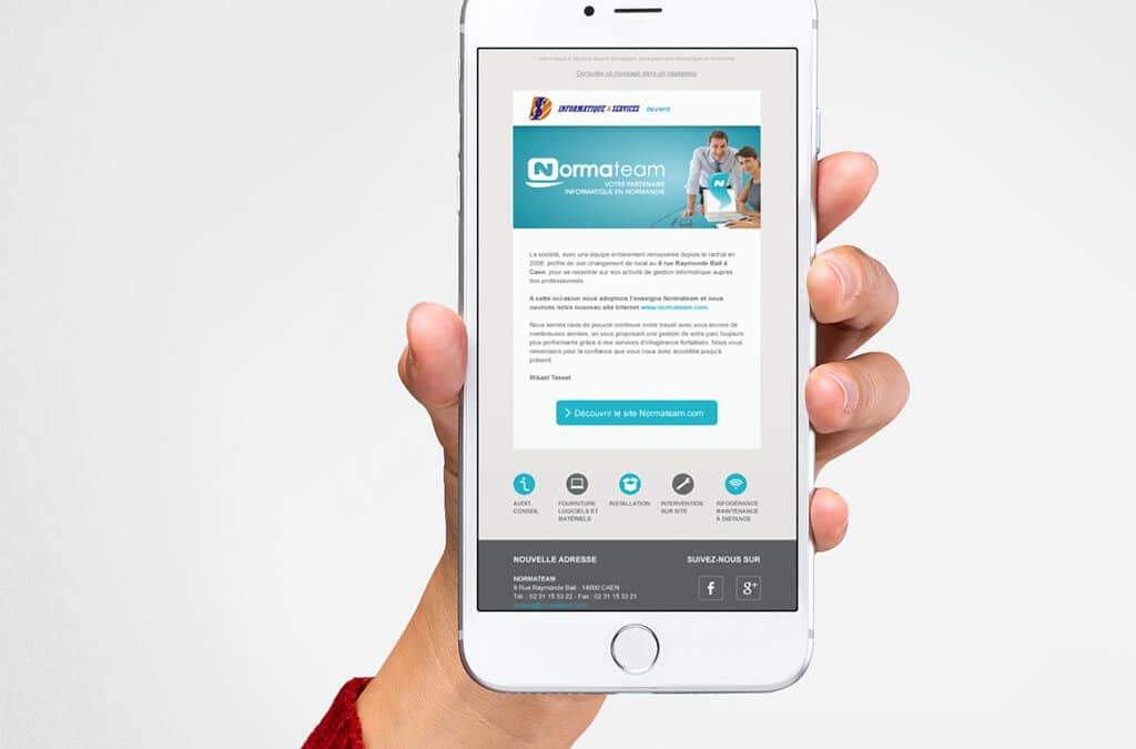 E-mailing Normateam