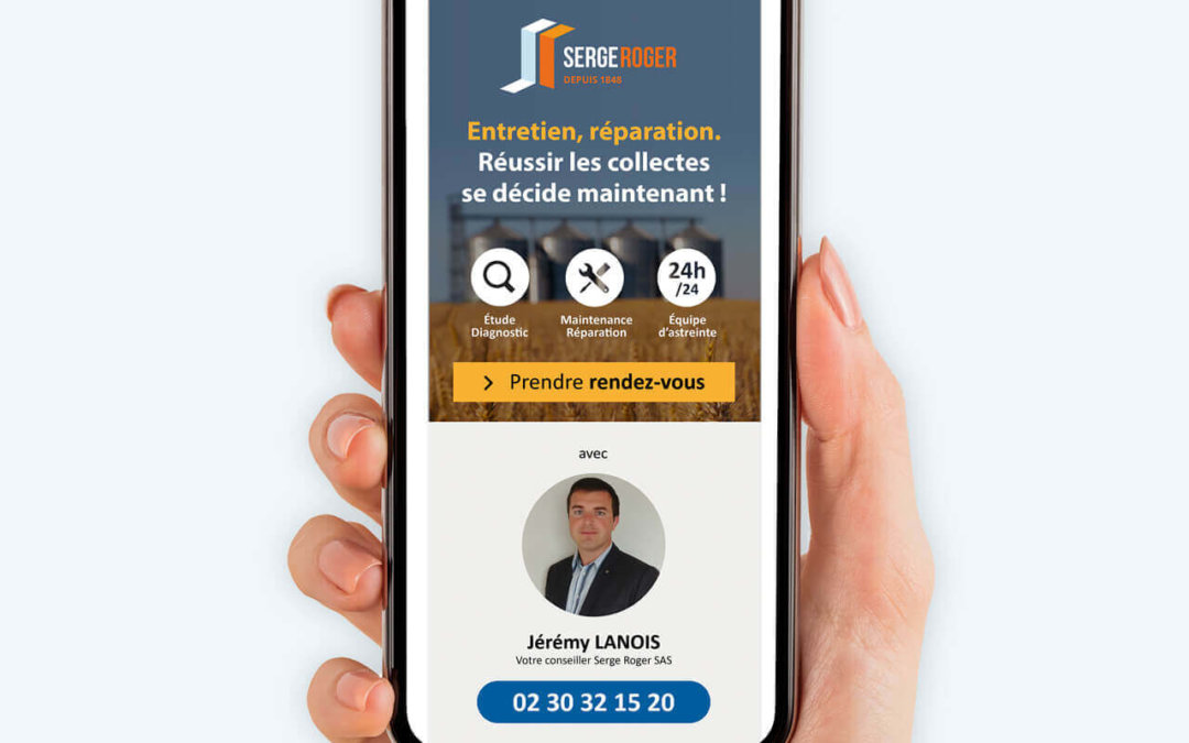 E-mailing Serge Roger