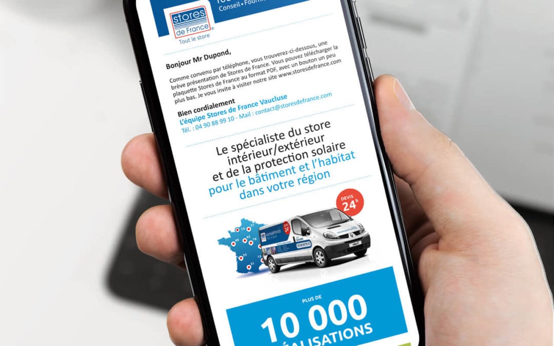 E-mailing Stores de France